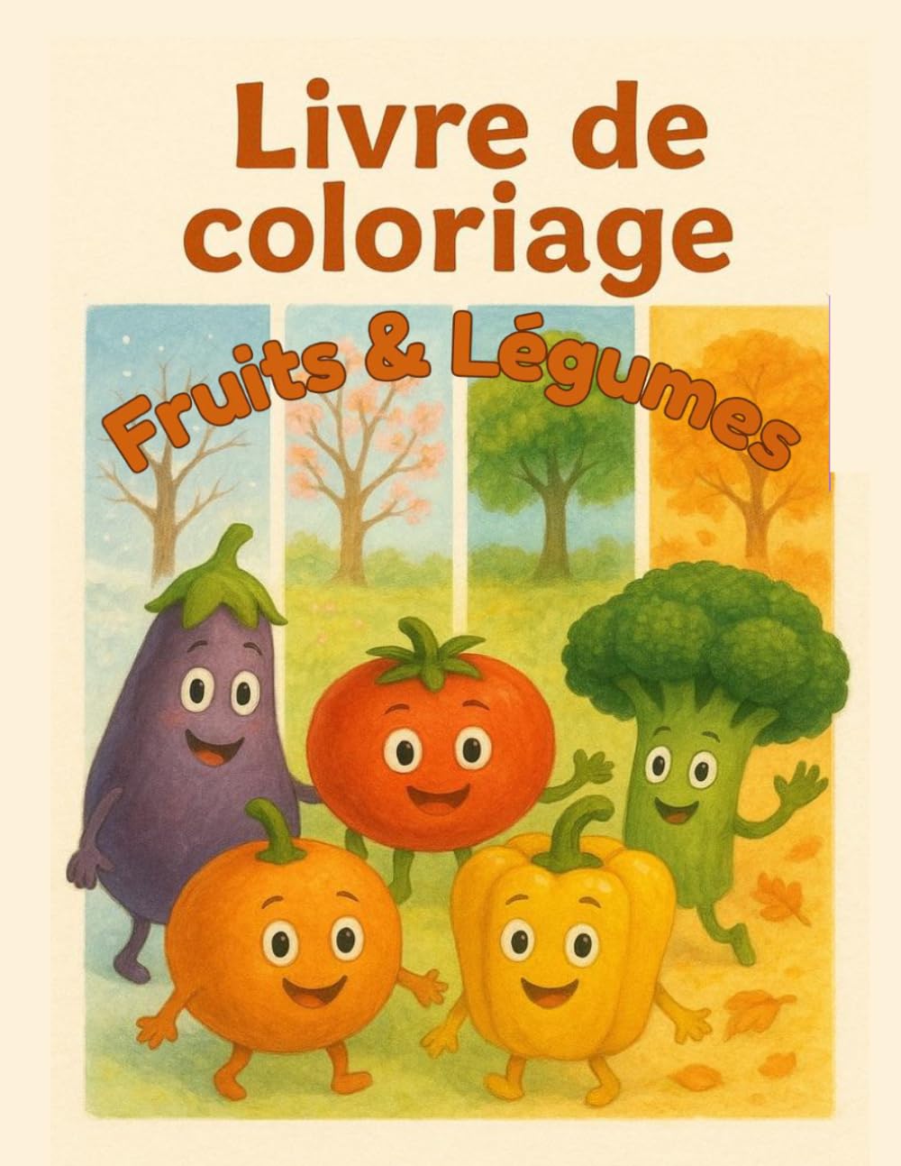 Livre de Coloriage: Fruits & Légumes
