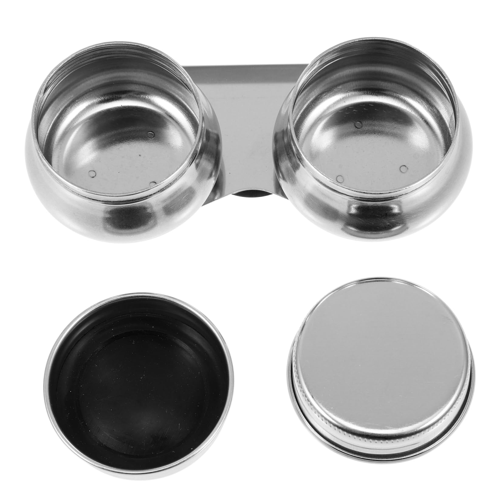 Veemoon Portable Oil Painting Material Kit 3pcs Palettes Cup Brush Cleaning Pot Oil Paint Brush Cleaner for Art Classes