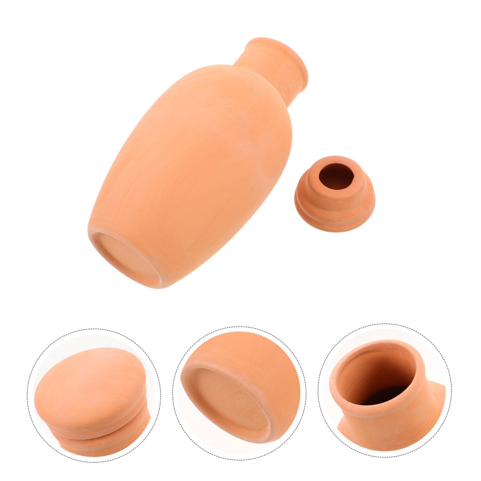 NOLITOY 4pièces Arrosage Automatique Terre Cuite Système Arrosage pour Plantes Intérieur Et Extérieur Piquets pour Pots De Fleurs