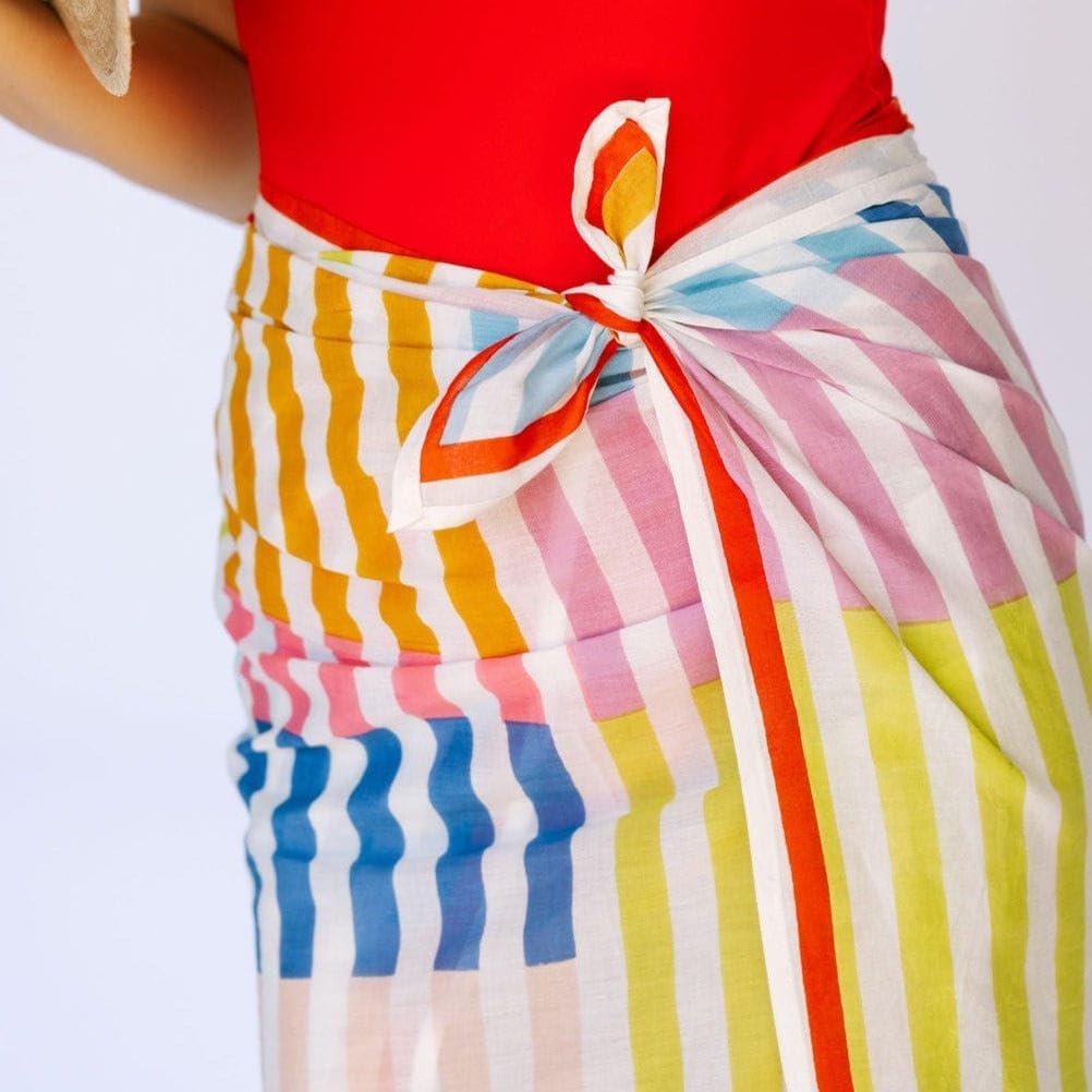 Sunshine Tienda Rainbow Stripe Sarong
