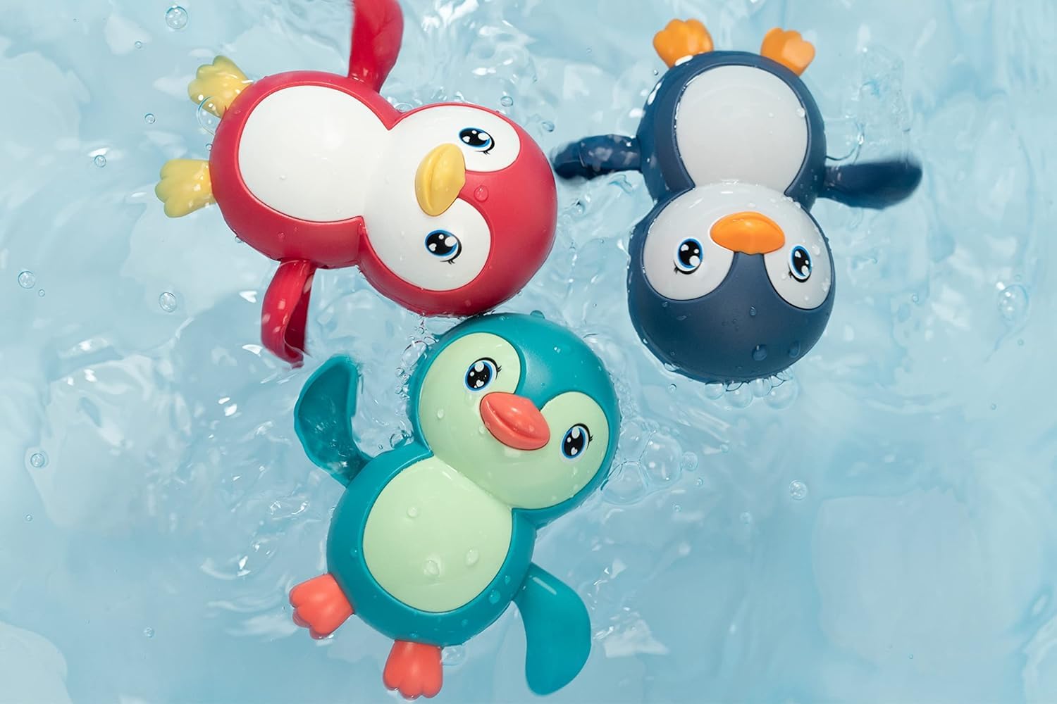 Crackles Wind-Up Cute Penguin Bath Toy for Babies & Toddlers | Floating Swimming Water Toy for Kids 1 to 5 Years Old | Random Color, Pack of 1 | Baby Bathtub Toy, Infant Pool Toy, Wind Up Water Toy-image-49