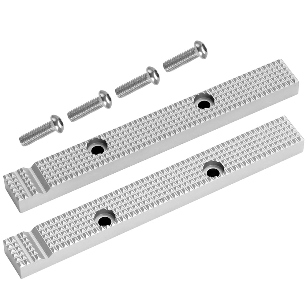 motoparty for Craftsman An Fitting Vise Jaws for Many Older USA Models 6 1/2" Reversable Gray Vises