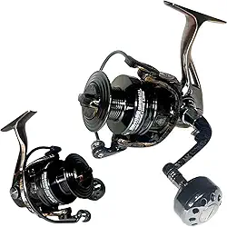 MARURI, Molinete De Pesca Praia Debao HM 4000-13 Rolamentos - Drag: 12kg - Antiferrugem - Em Aluminio