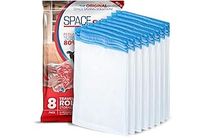 Spacesaver Premium Travel Roll-Up Compression Bags for Maximum Travel Efficiency