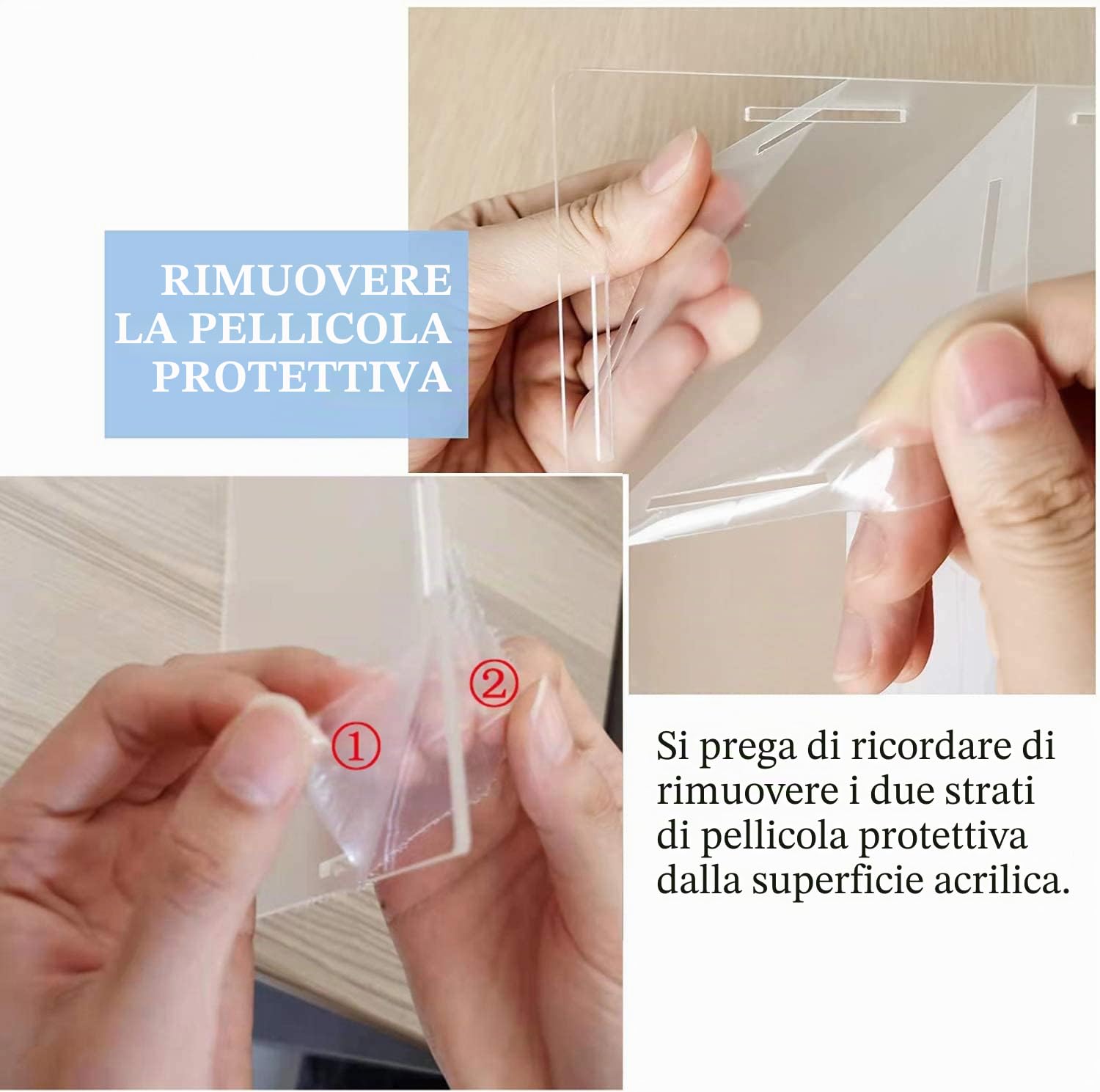 Vetrinetta Espositiva VetrinaAcrilico con Luce per Collezionismo, Teca Plexiglass con Porta per Figurine, Funko Pop, Modellini, Rocce - Bianco