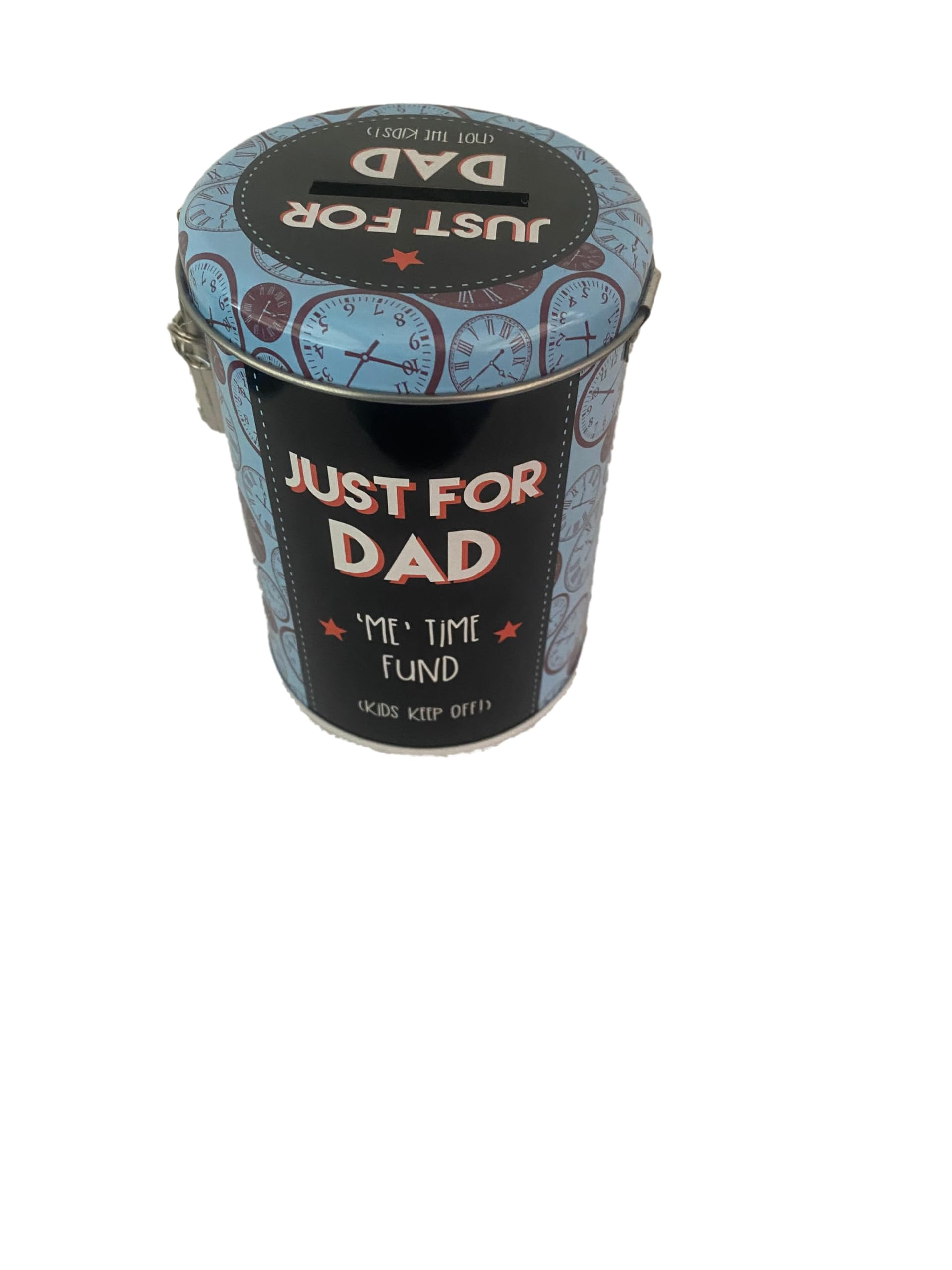 Chichi Multicolour Just For Dad (Not The Kids) Money Tin Bank Saver Padlock Father's Day