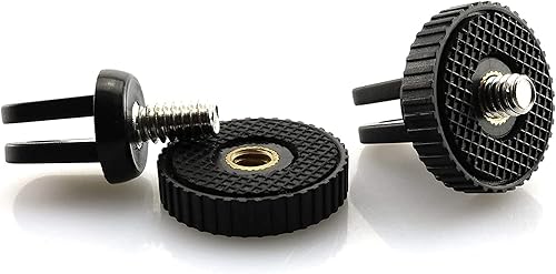 Miniatura 3 de Adaptador de montaje de cámara 2 unids monopod trípode adaptador de montaje con rosca de tornillo de 1/4 "para GoPro Hero 2 3 3 Sony Xiaomi AEE JVC