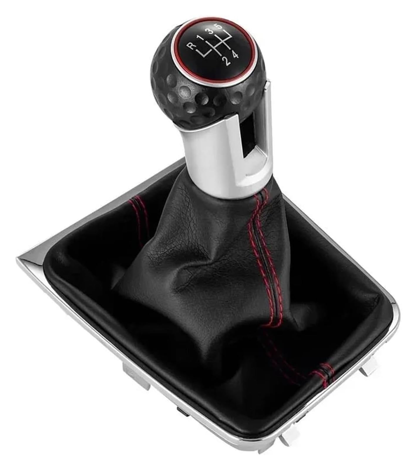 FNCVTM Car Gear Knob for VW for Golf 7 A7 MK7 GTI GTD Leather Gear Shift Knob 5 6 Speed Level Car Boot LHD Customizable Pattern