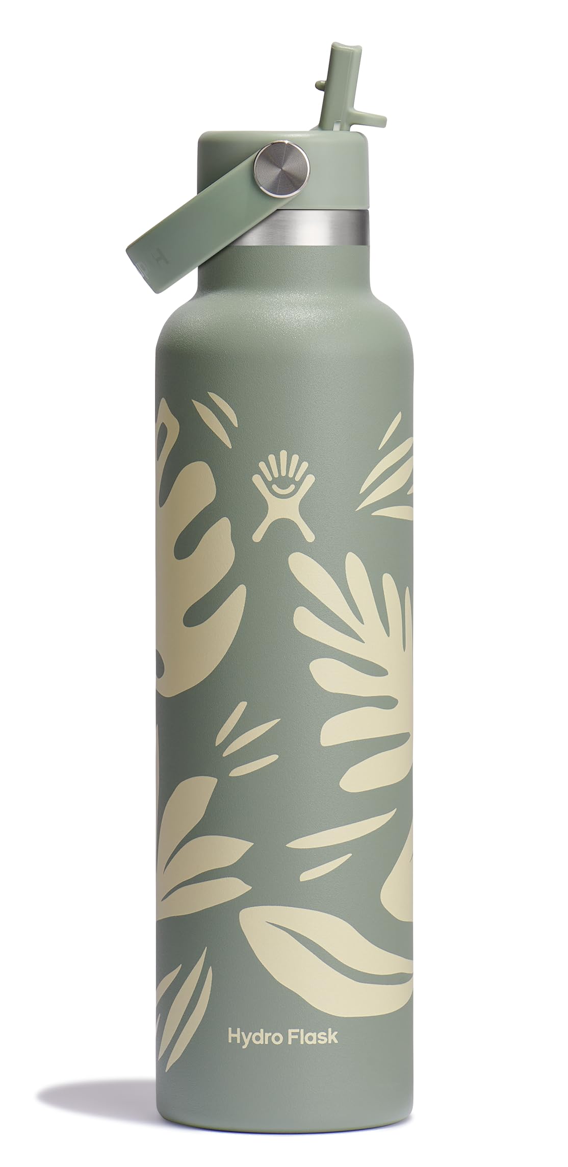 Hydro Flask 24 Oz Standard Flex Straw Cap Botanical Bliss Agave