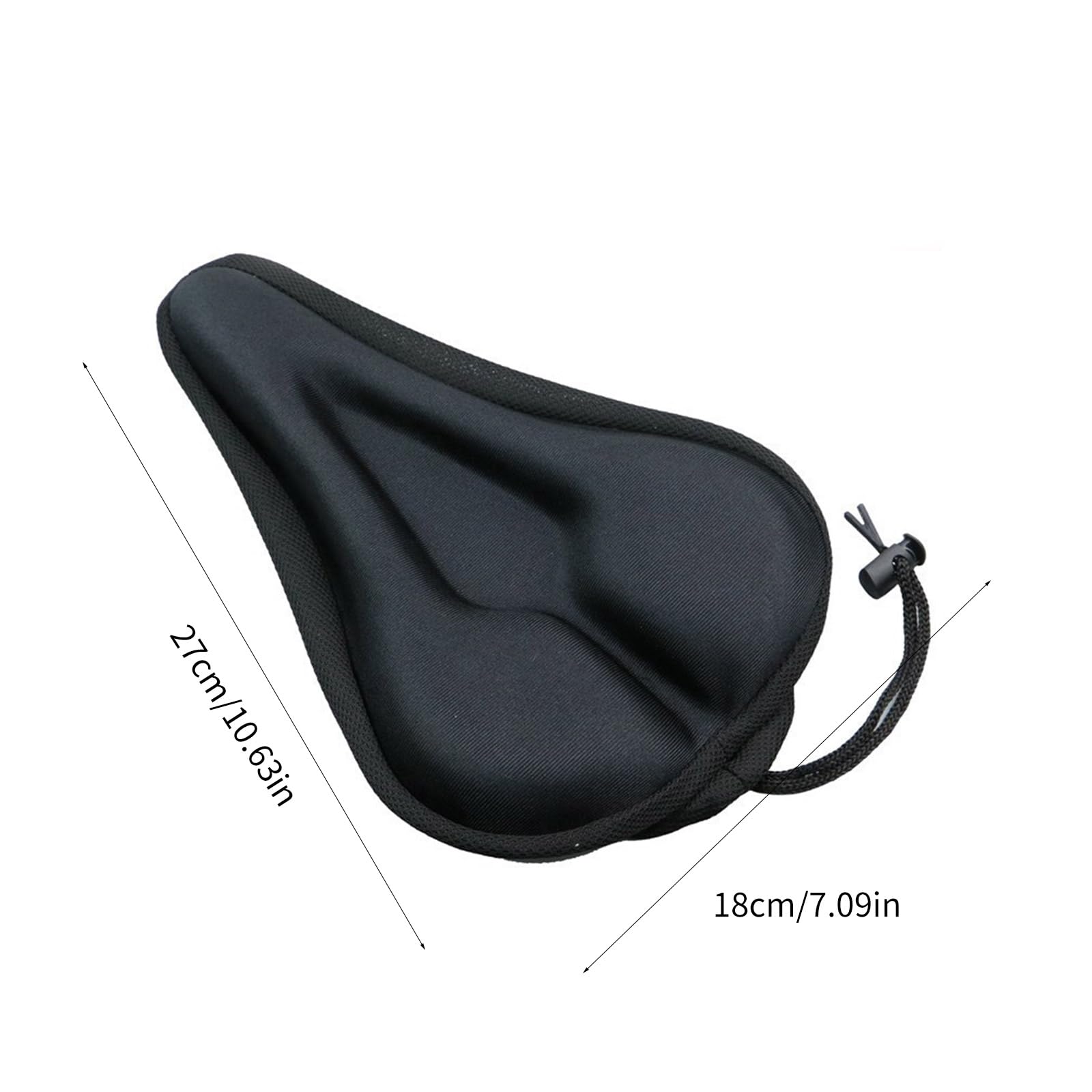 Coprisella per bici imbottito in gel, confortevole, antiscivolo, imbottito