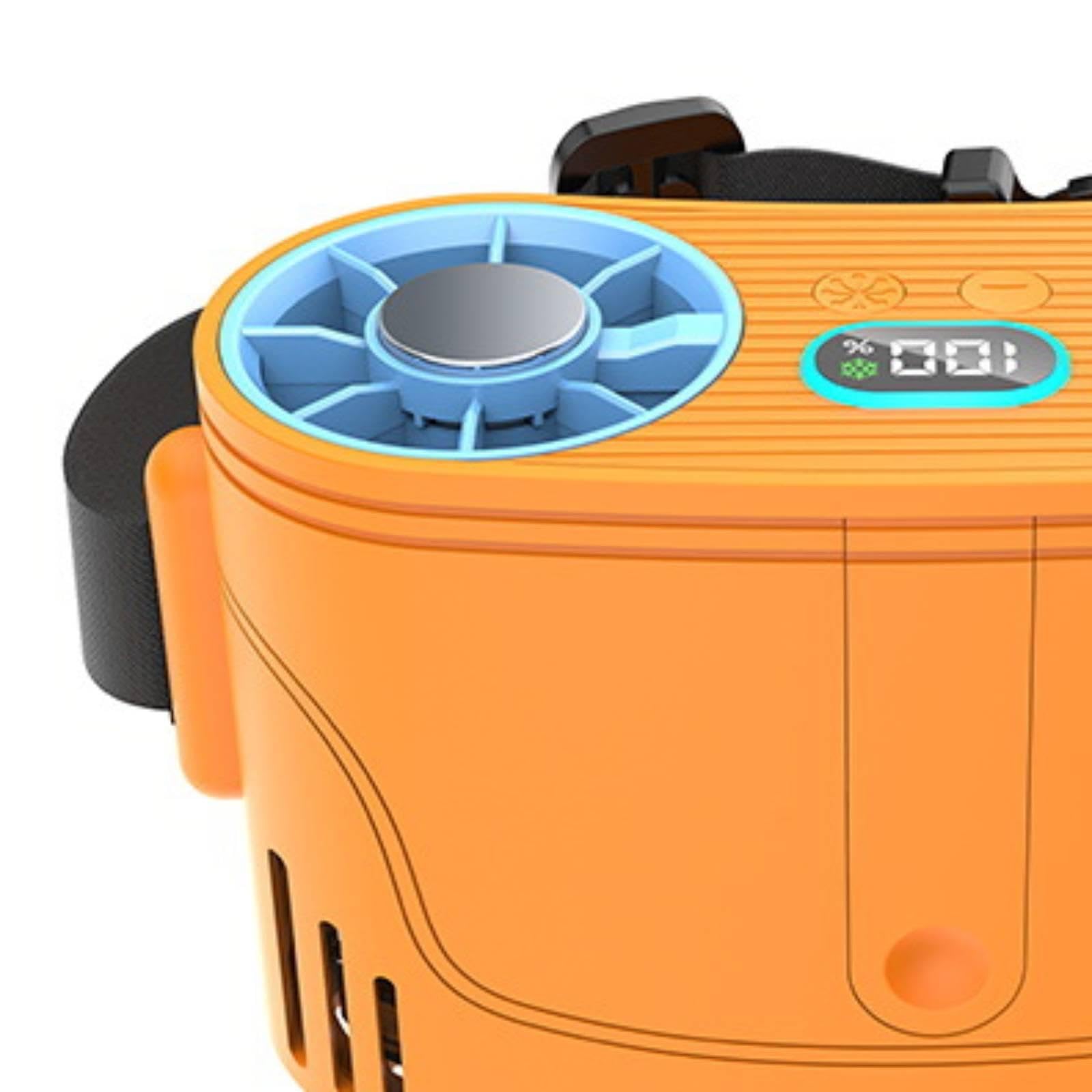 B Baosity Ventilador Alimentado por Semiconductores, con Refrigeración Ajustable, de Mano, Portátil, para Deportes, Acampada Y Senderismo.