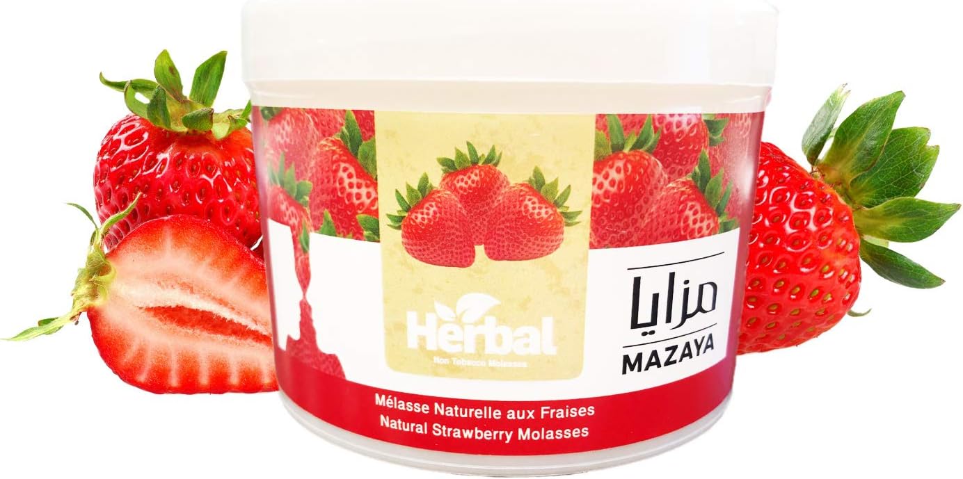 Mazaya Herbal Hookah Molasses 250g Strawberry Amazon.ca Health