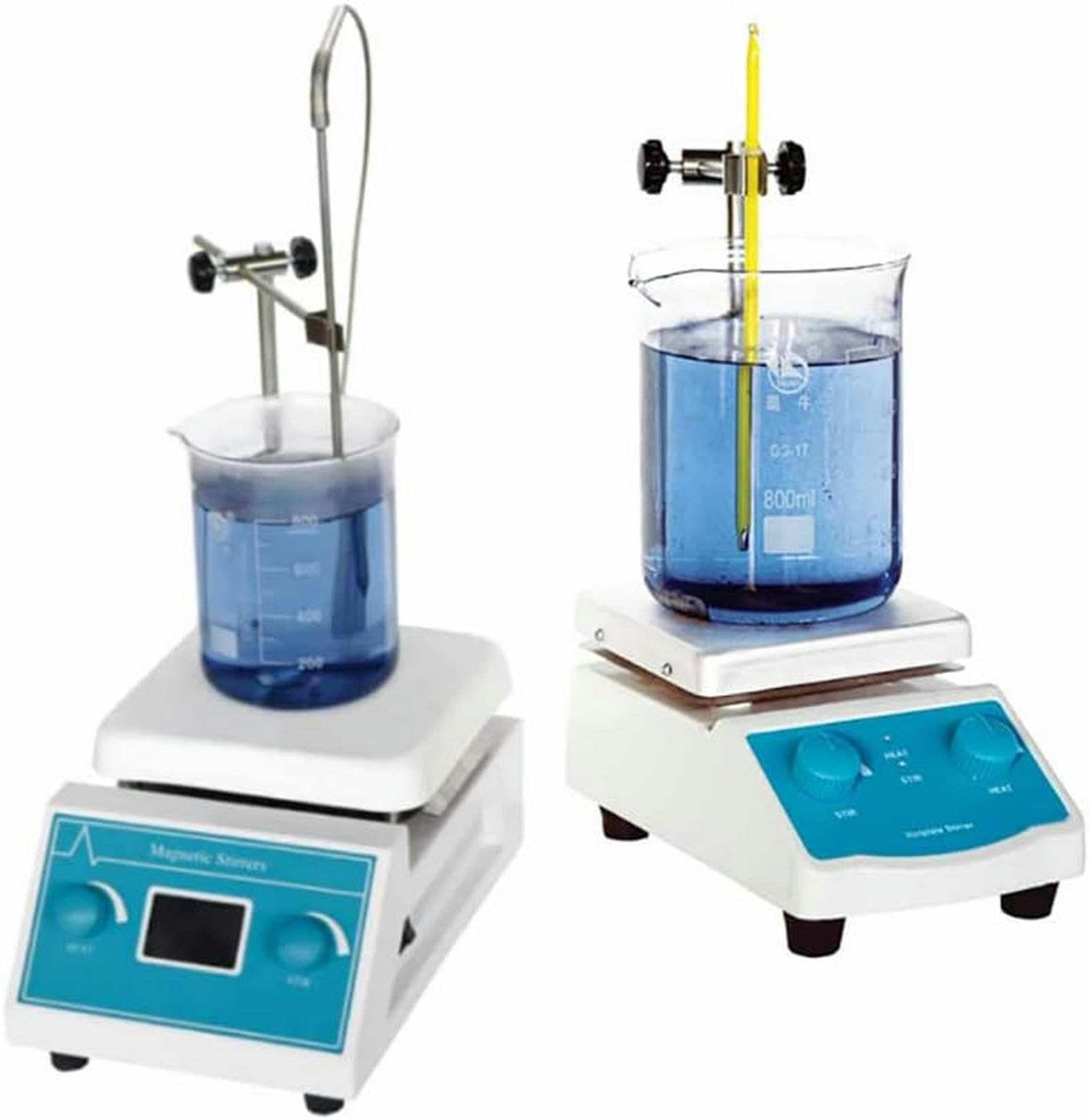 Laboratoryjny Magnetyczny Kocioł Grzewczy Z Mieszadłem, Cyfrowy Mieszalnik Magnetyczny Do Kąpieli Wodnej, Płynów Kąpielowych, 2-Litrowa Płyta Grzewcza, Mieszadł