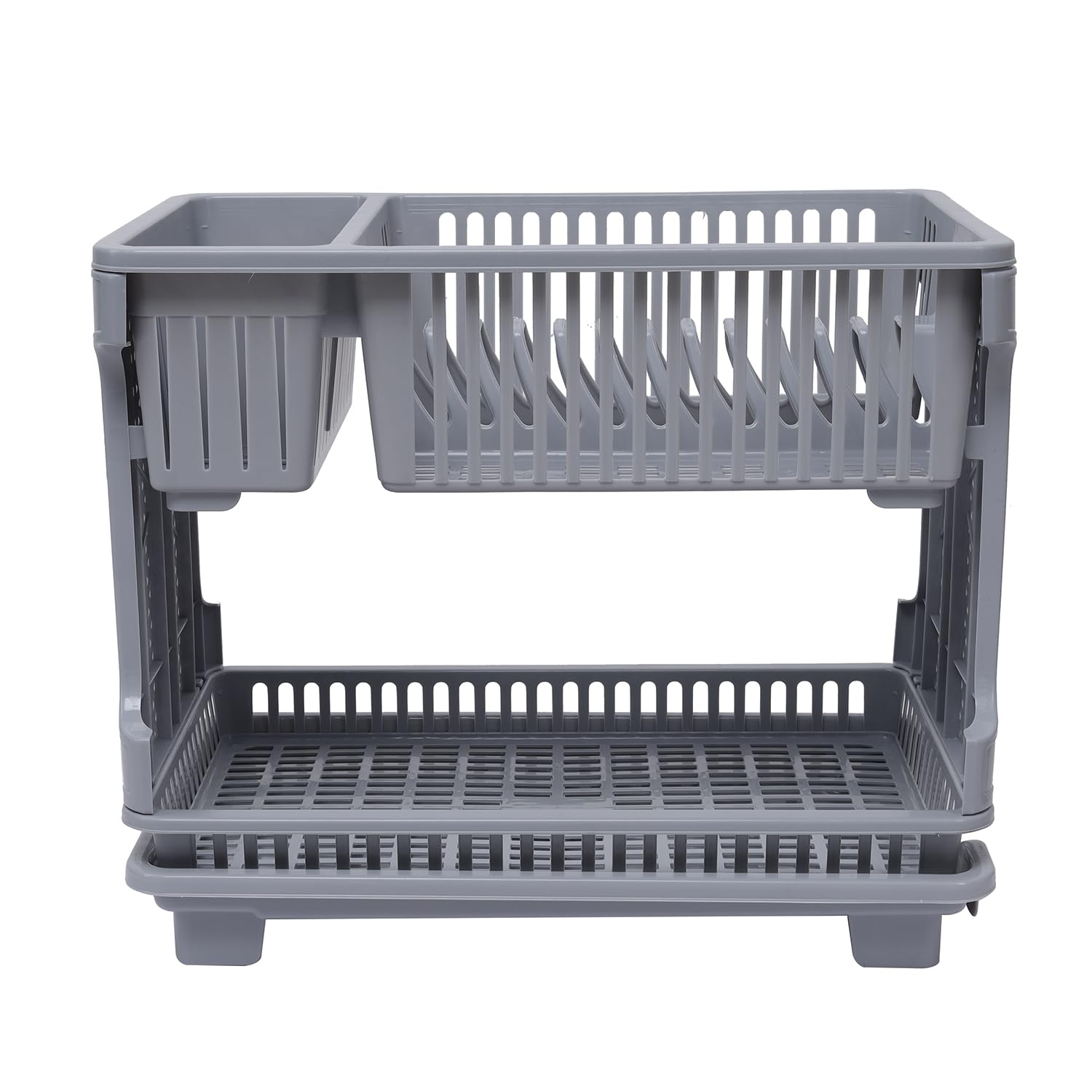 Kuber Industries Dish Rack - Drainer & Utensil Holder -2