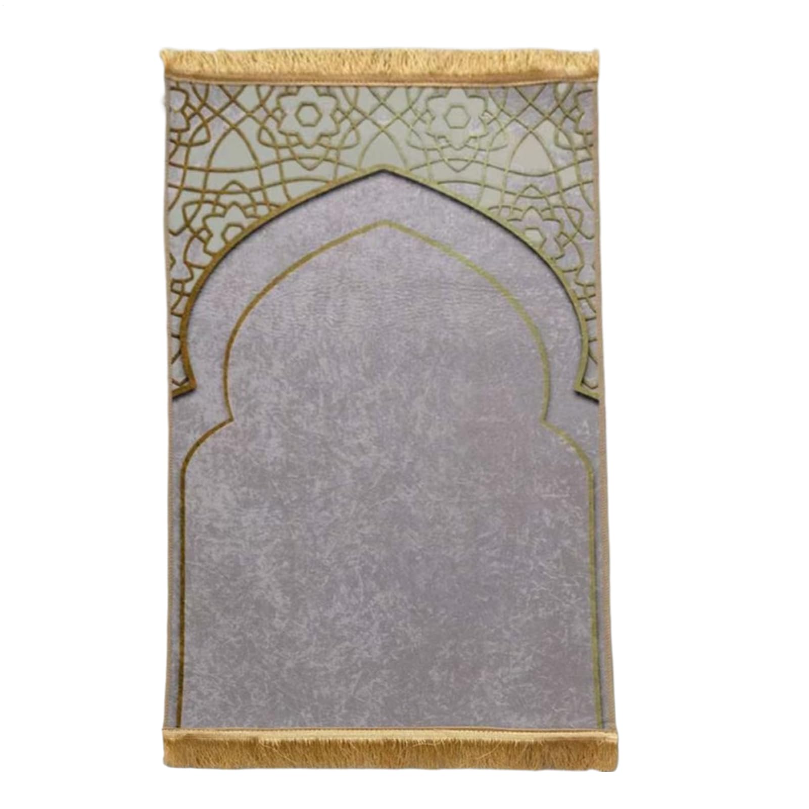 Tapis de priere traditionnel en velours doux pour chambre et salon