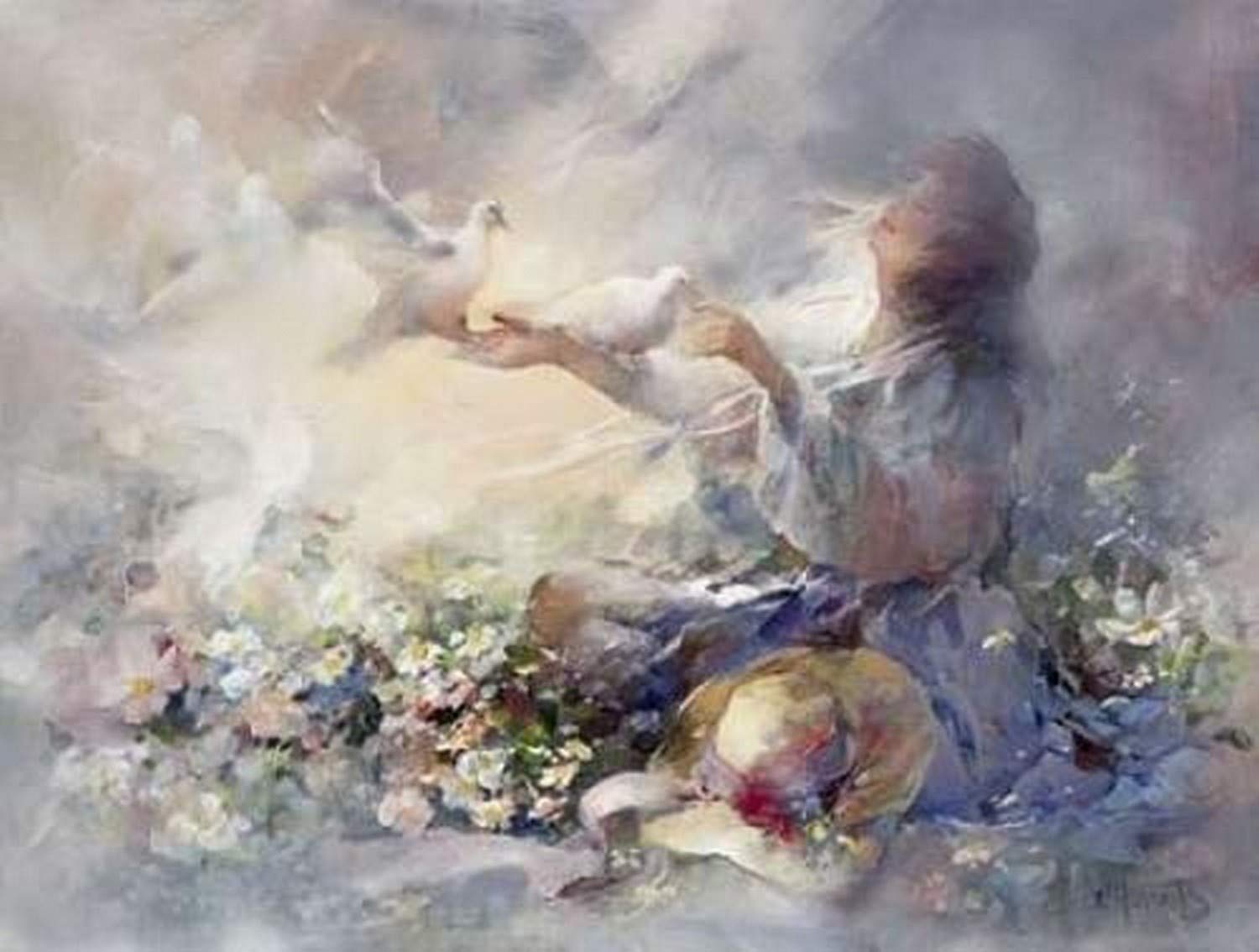 Amazon.com: Romantic reflections Poster Print by Willem Haenraets