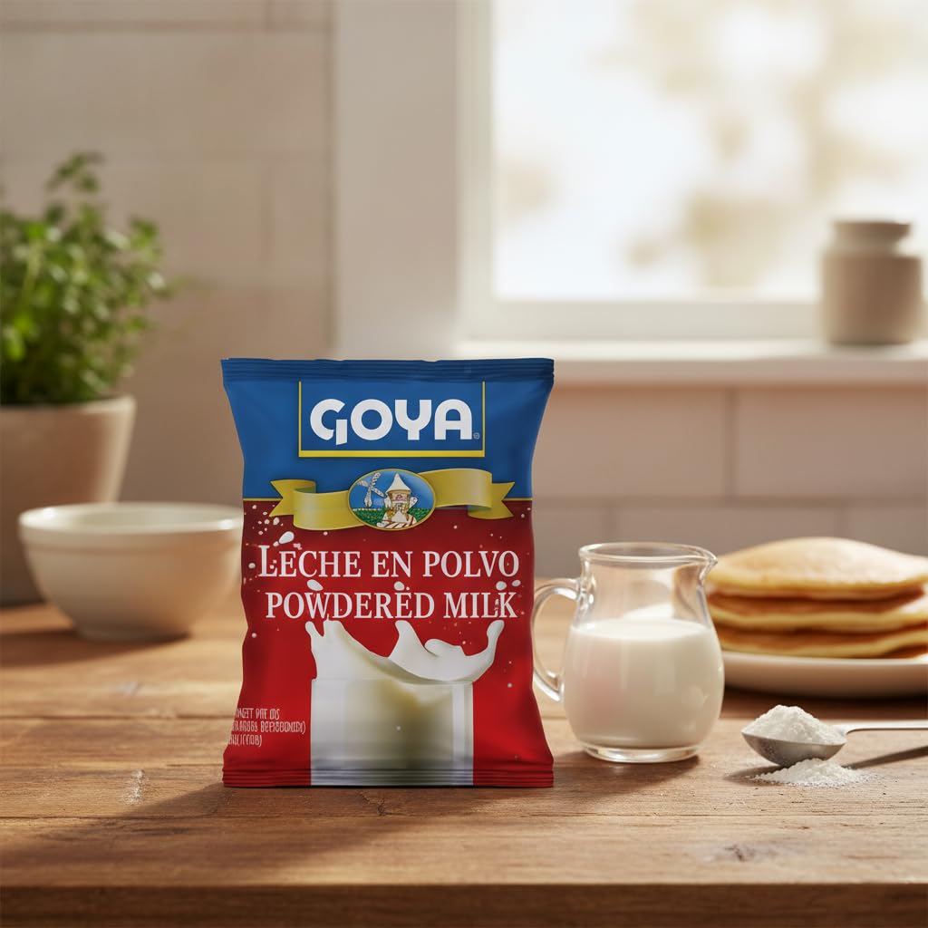 Leche en Polvo Entera - Pack Ahorro 20 x 500g (Total 10kg) - Leche de Origen UE Ideal para Café, Repostería y Desayunos - Formato Familiar de Larga Duración - NEXU