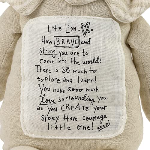Demdaco 5004700798 Brave Little Lion Tan Stripe 16 Inch Polyester Plush Fabric Figure Toy thumb #4
