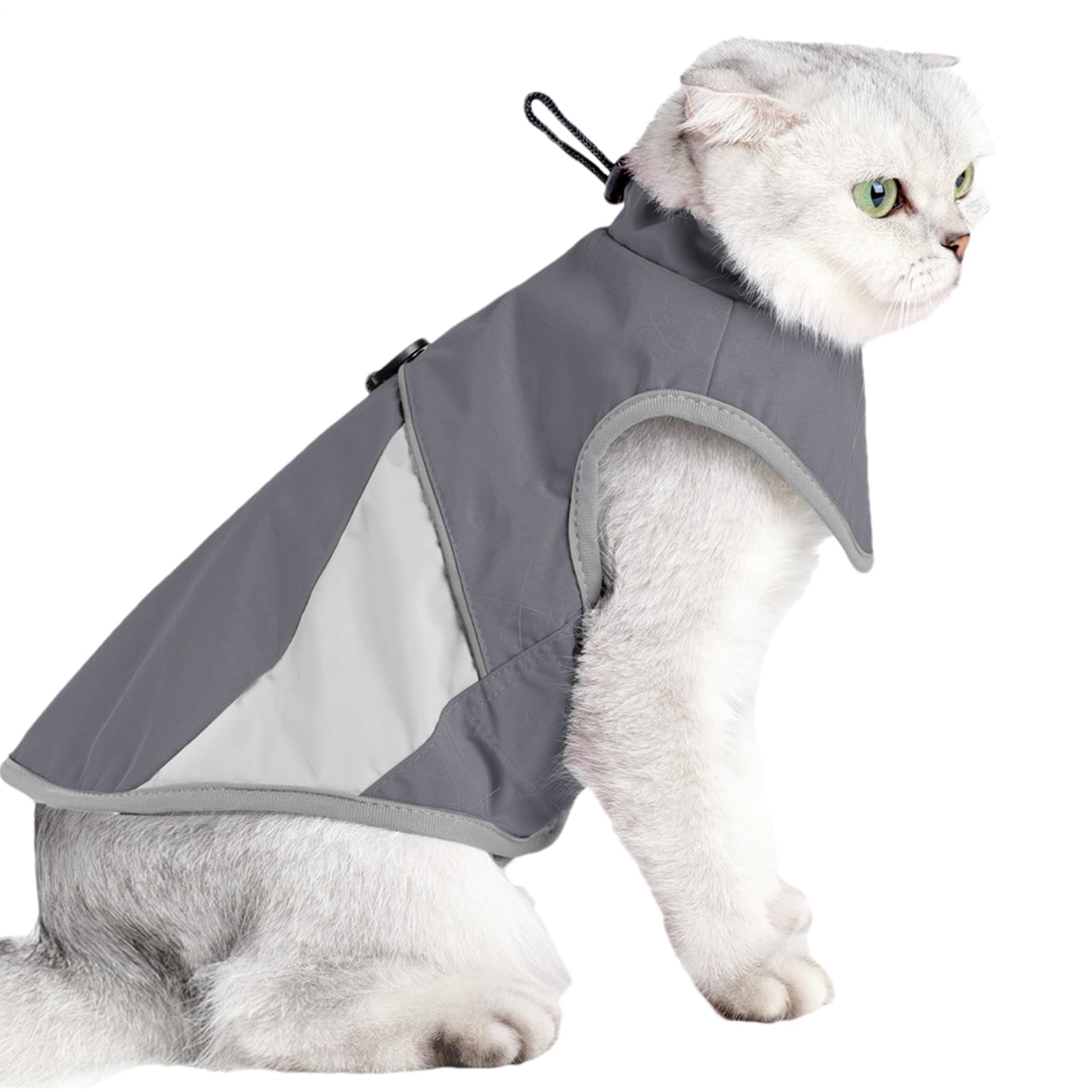 Cat Winter Jacket, Waterproof Cat Warm Coat, Small Dog Cold Weather Coat, With Reflective Tape, Waterproof Vest Jacket For Outdoor, Walking, Hiking, Travel