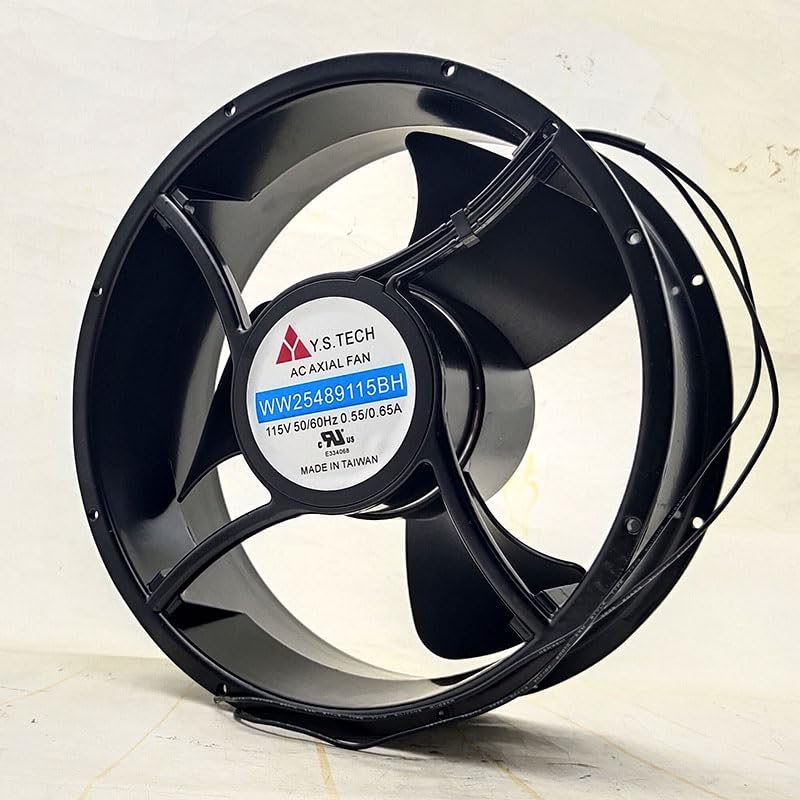 NZNYDNL Y.S WW25489115BH 115V 50/60Hz 254 * 89MM AC Cabinet cooling fan