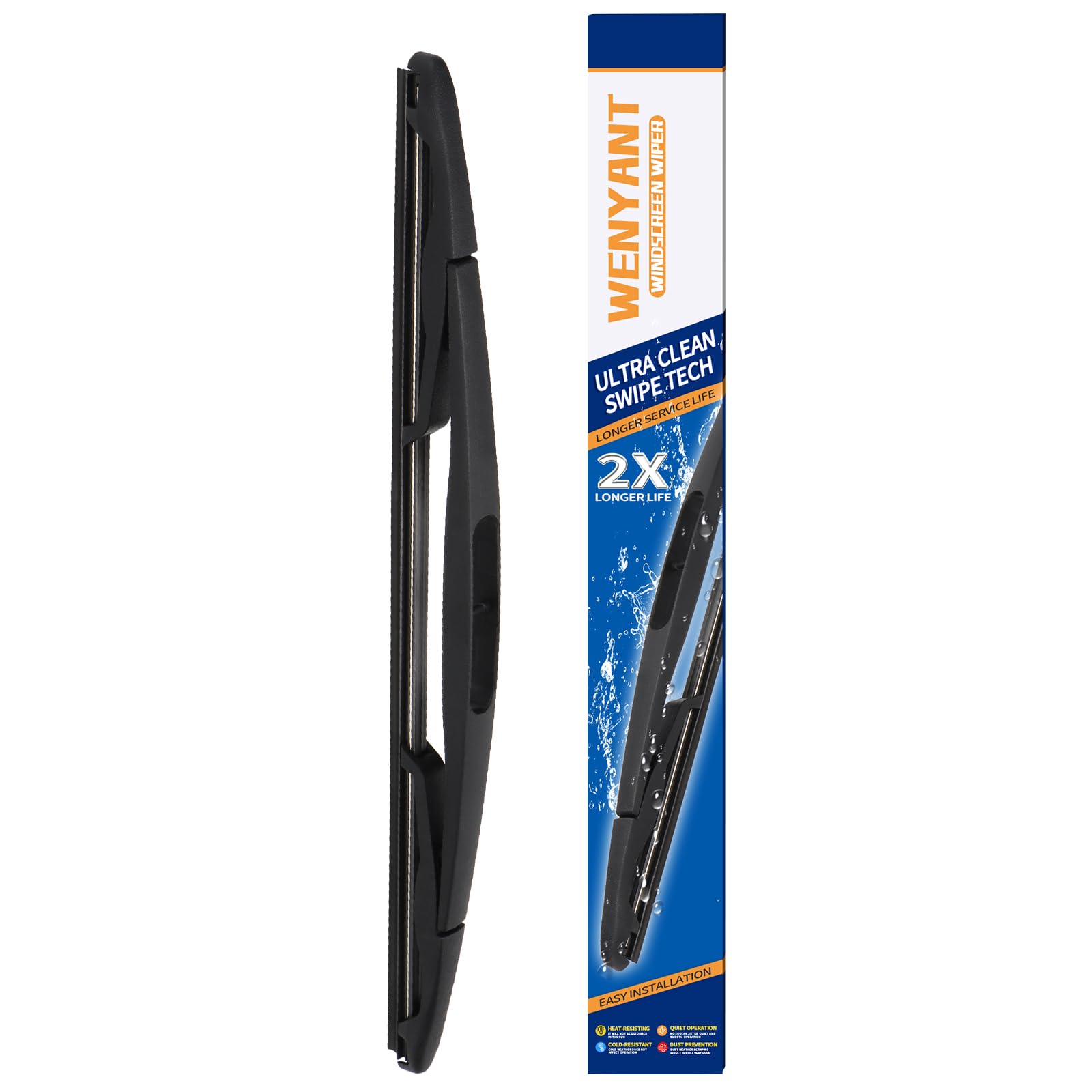 OEM Quality 26 inch + 18 inch Universal J/U Hook Front Windshield Wiper Blades For My Car All-Season Automotive Replacement Blades 2 Pack — view 11