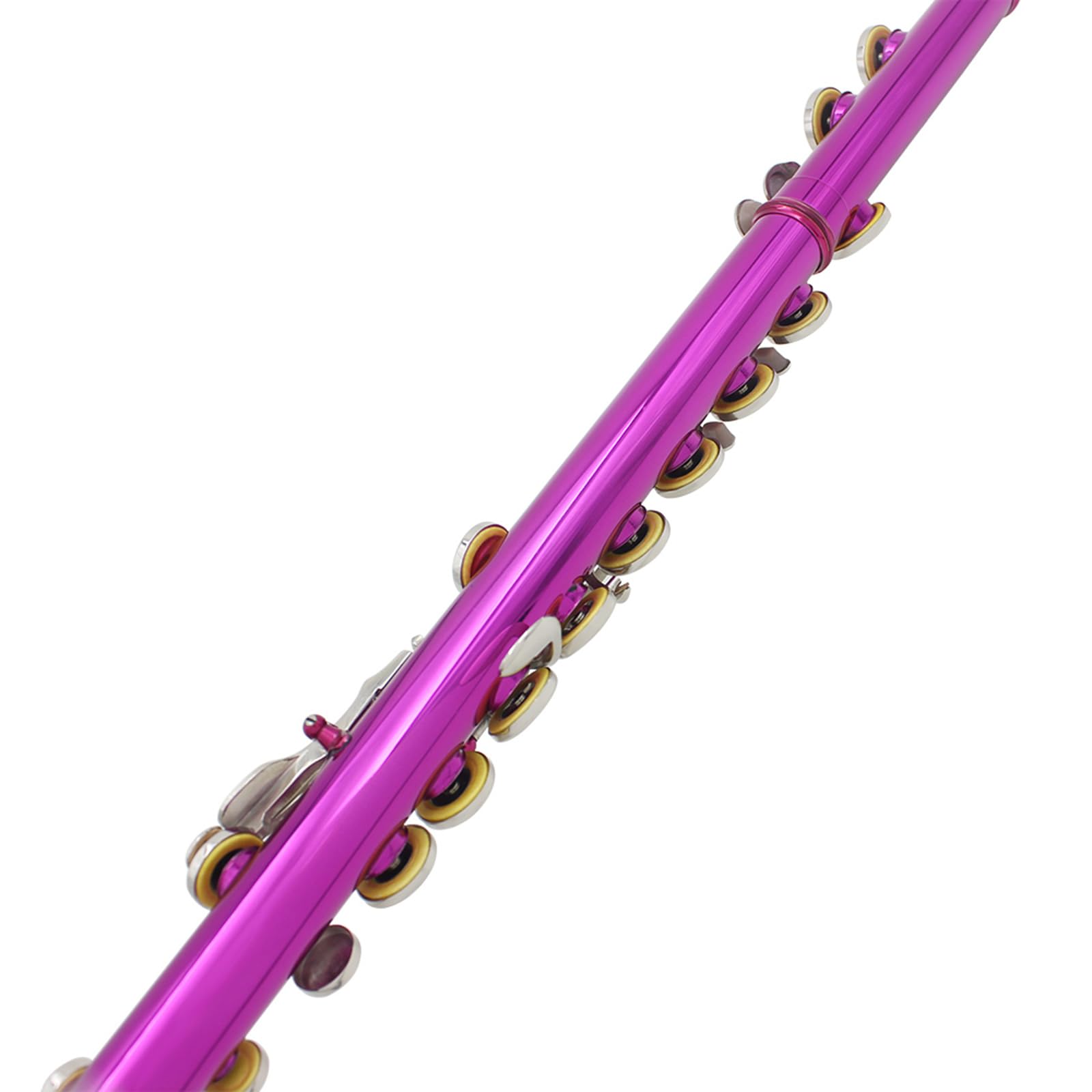 Flauta horizontal profesional con bolsa, paño de limpieza, 16 agujeros, tono C, instrumento de de madera con agujero cerrado, instrumento de de madera con de limpieza y paño