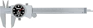 Mitutoyo 505-742-56J 0-6 Inch, 001 Inch Dial Caliper, 1 Inch/Revolution, Black Face