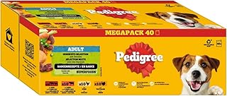 Pedigree Dogcare Dog Food Portion Bag Chunks in Sauce Adult 40 x 100 g product image