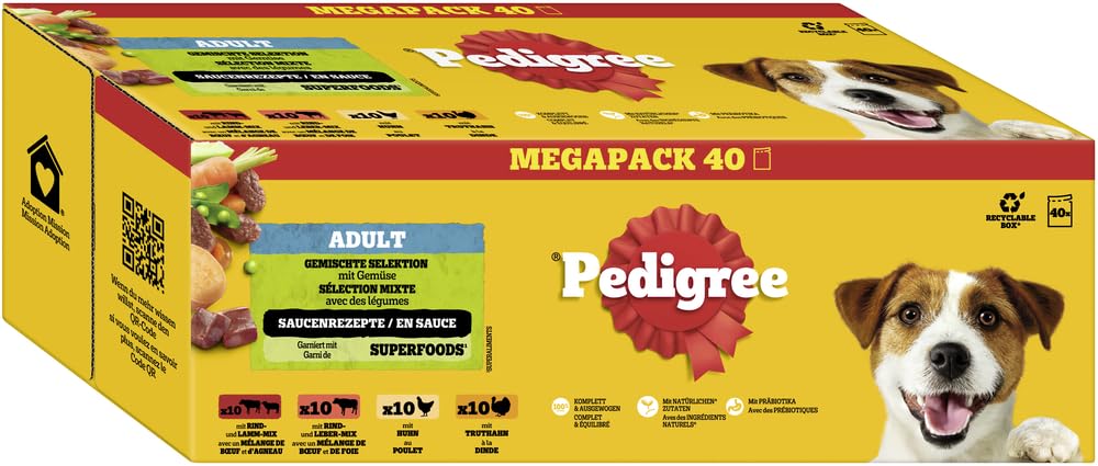 Pedigree DogCare mokra hrana za pse komadići u umaku (40 x 100 g)