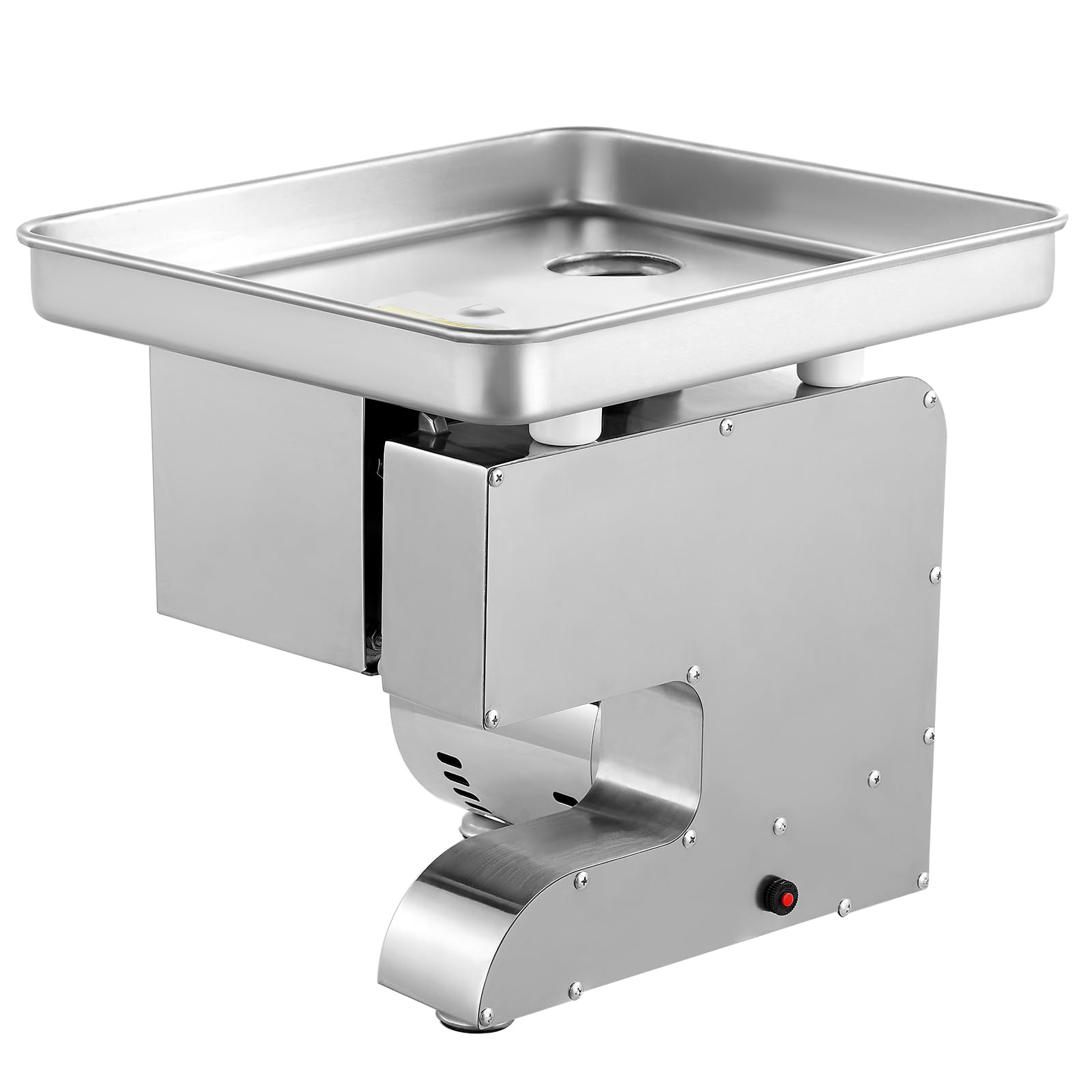 VEVOR Tritacarne Elettrico 4,98 kg/min Insaccatrice per Salsicce con Lama, Piastra di Macinazione, Macchina per Salsicce, Tritacarne Commerciale in Acciaio Inox per Affettare, Macellaio di Ristoranti
