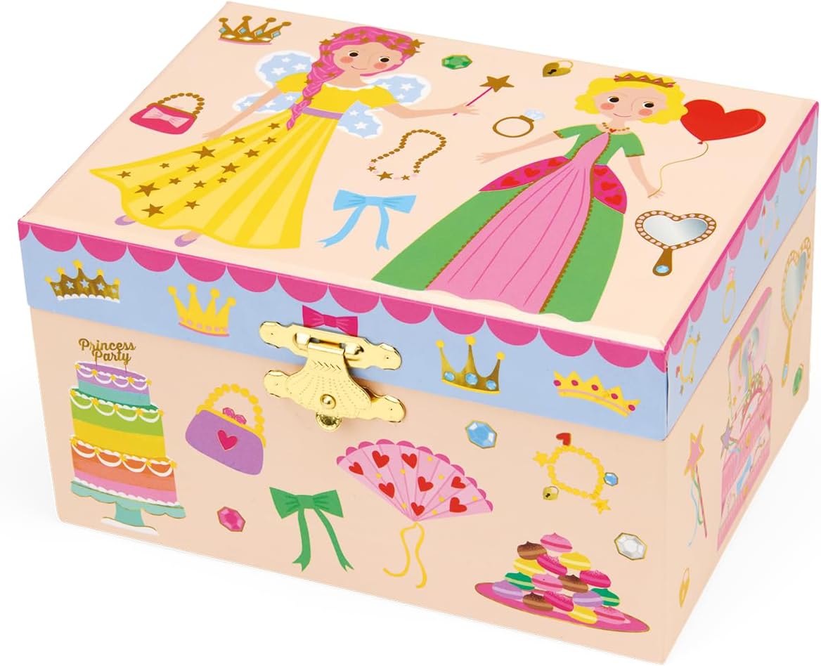 Floss & Rock Musical Jewellery Box, Princess, 5.7-Inches Length, Multicolor image 2