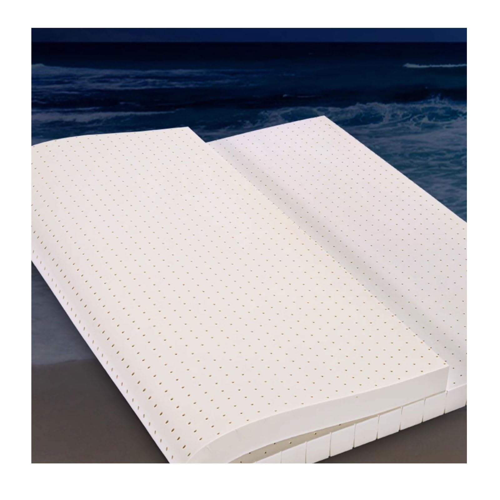 100 Natural Latex Mattresses Memory Foam Mattress Toppers Full Size Comfort Soft for Student Home Hotel 180x200X15cm