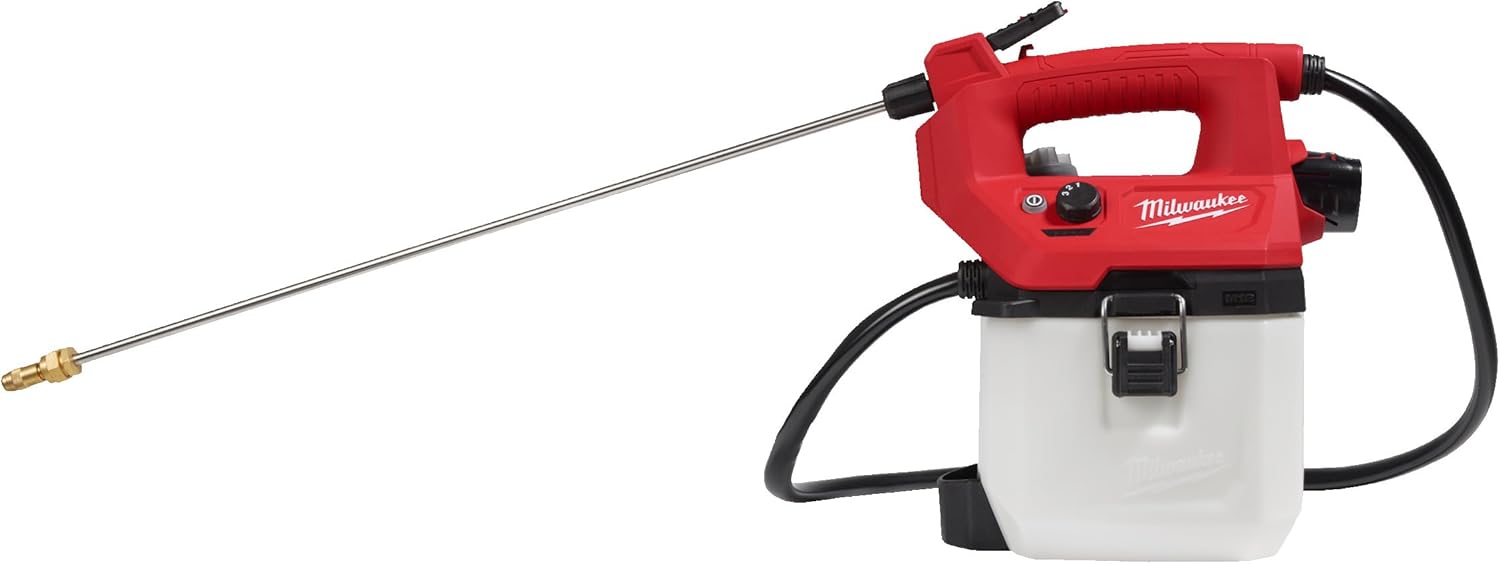Milwaukee M12 BHCS3L-201 Chemical Sprayer, side view