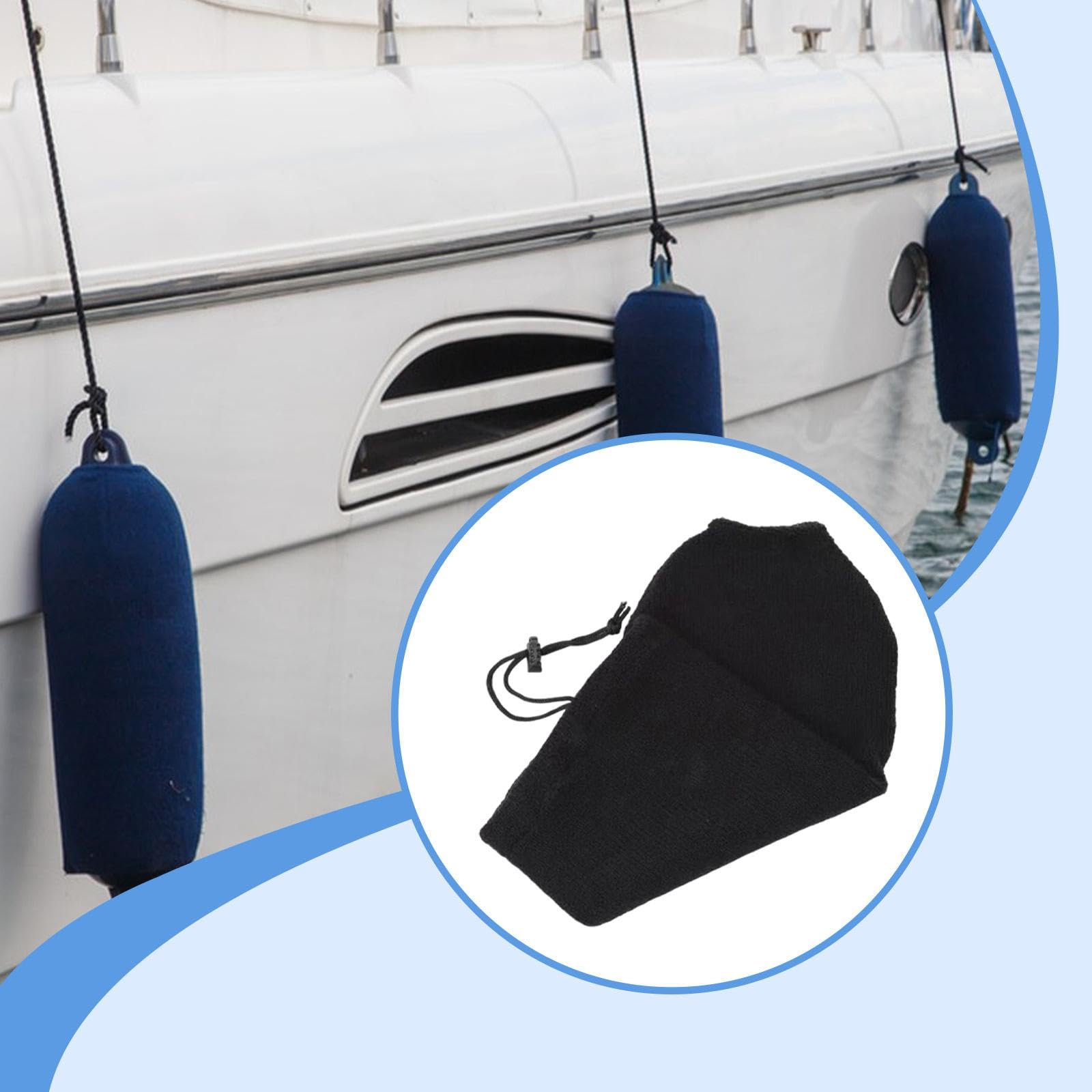 Copri para Barche Custodia Parabordi Nautici Rivestimento Buoy Protezione Facile Manutenzione Materiale Resistente Fibra Acrilica Installazione Sempli