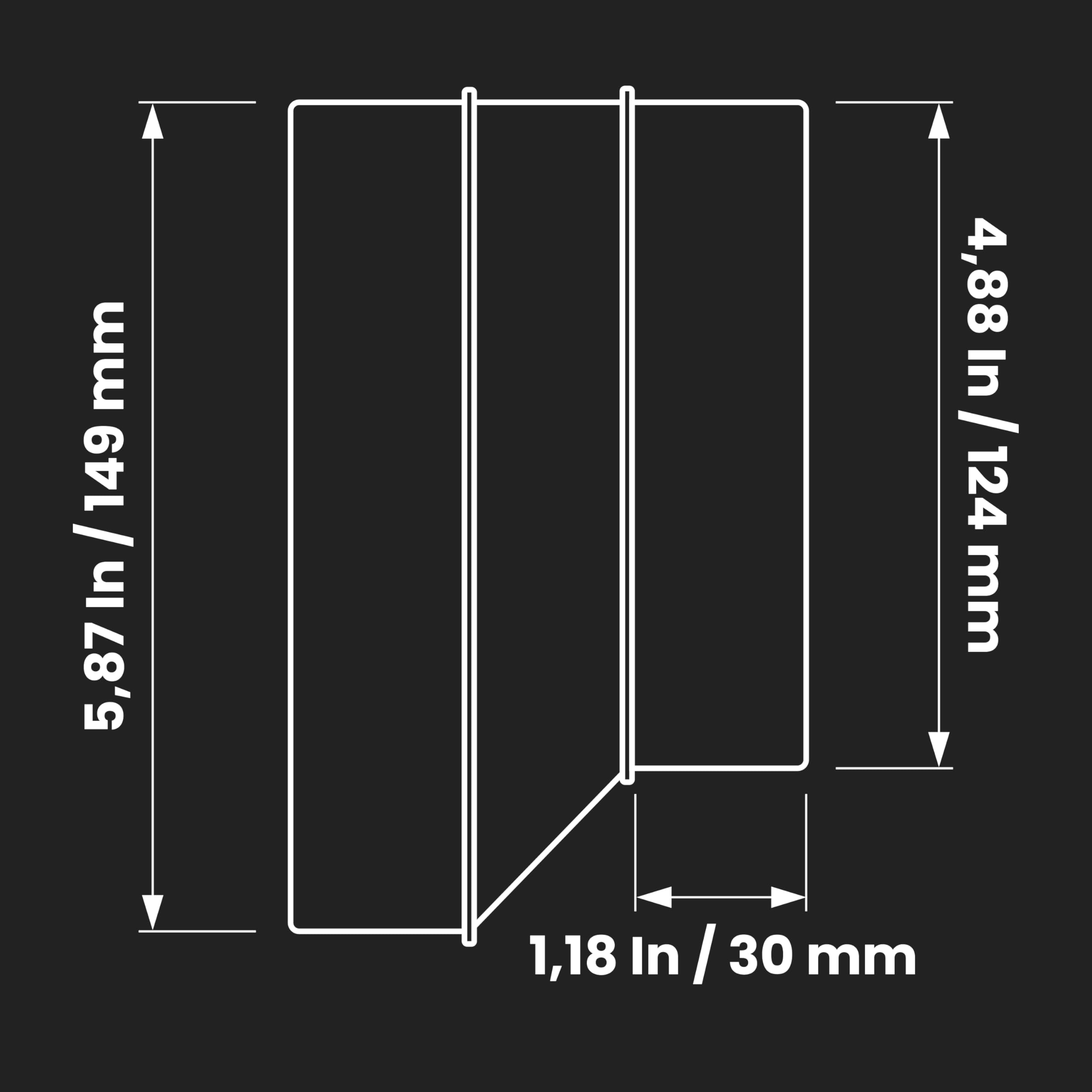 Repa Market 6 do 5 cali / 150 do 125 mm plastikowy okrągły reduktor kanału - podwyższenie rur PVC DWV (odpływ, odpady i wentylacja) sprzęgło redukujące
