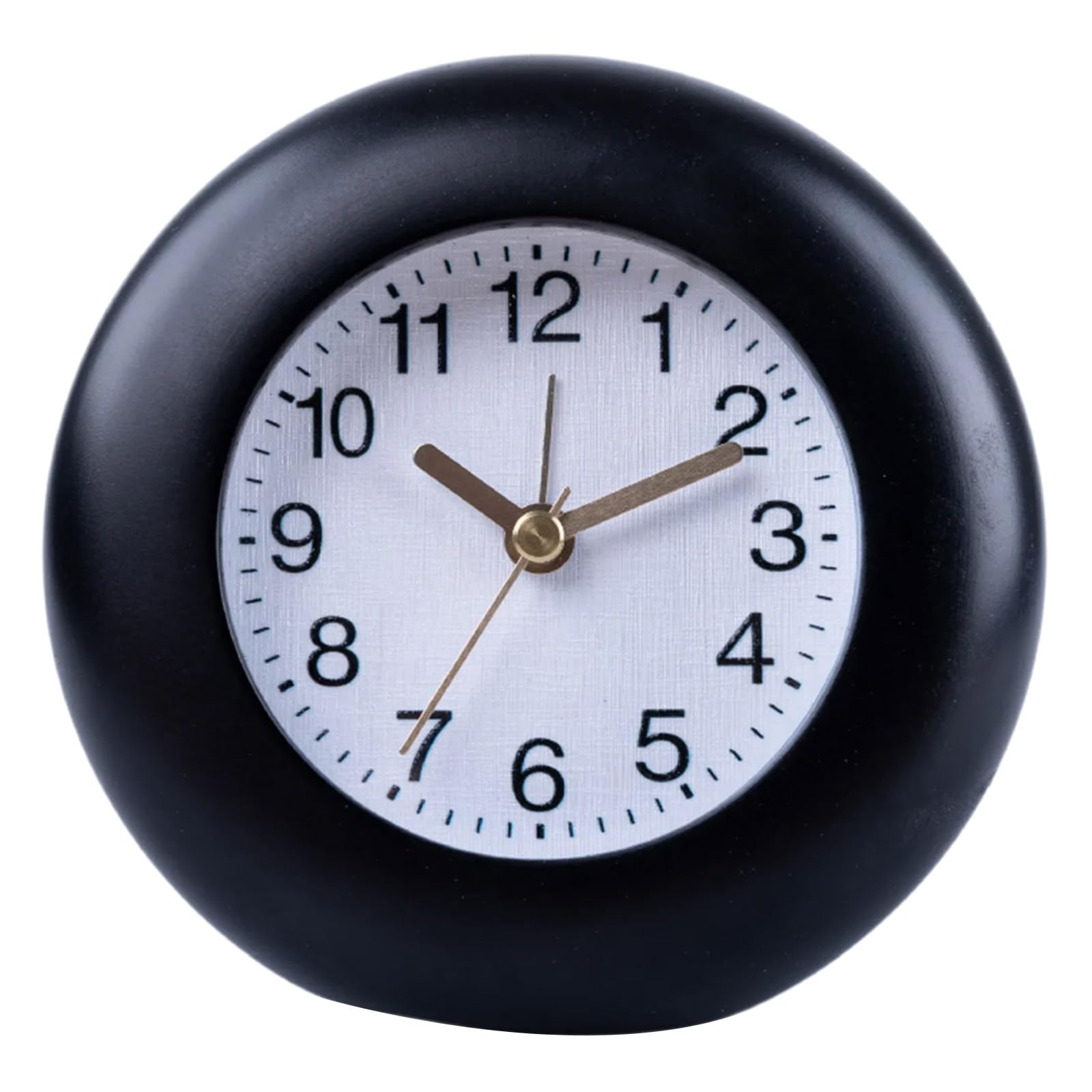Tsophreniq Wood Frame Alarm Clock with Arabic Numerals Backlights Quiet Student Clock
