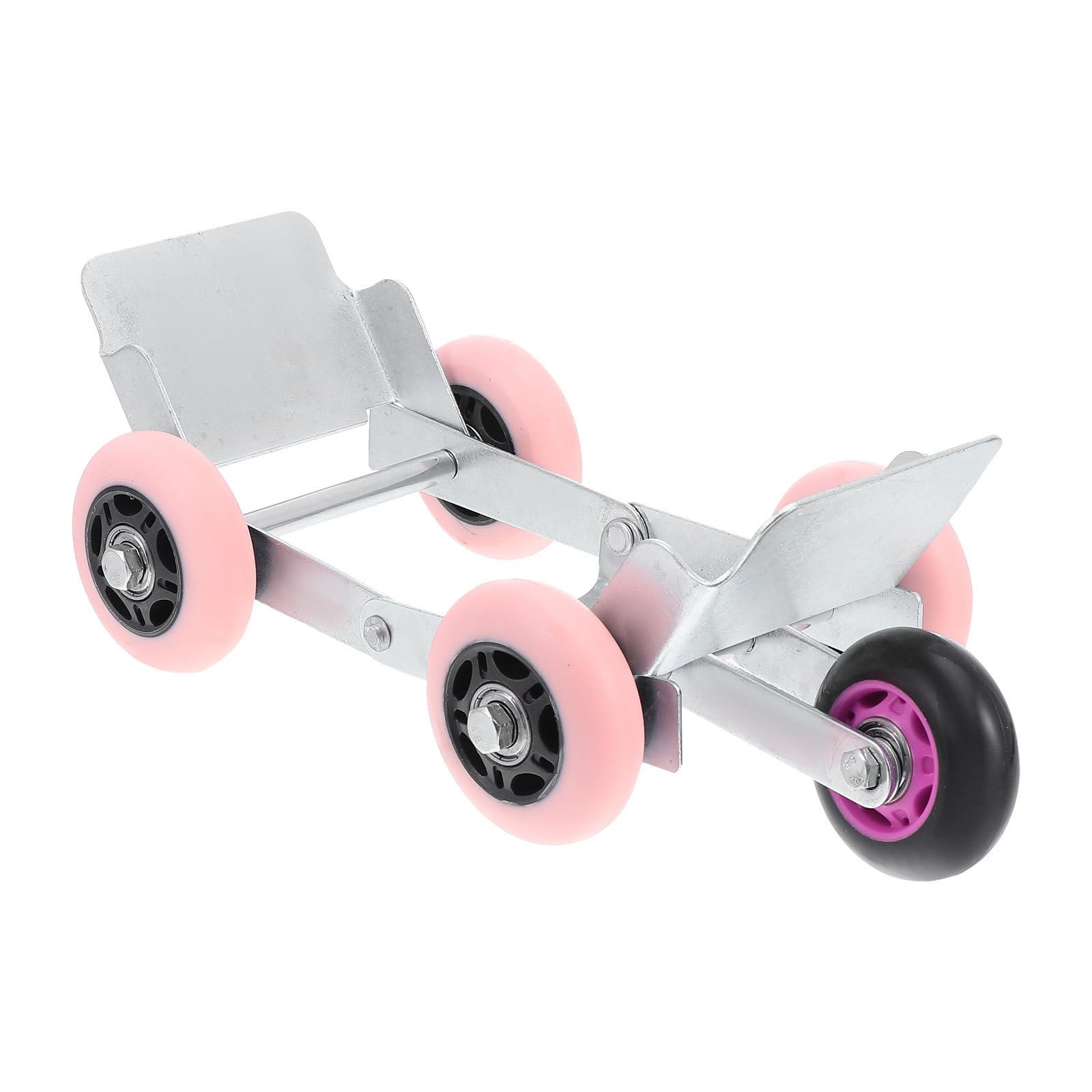 Yardwe Werkzeug zum Umsetzen von Autos aus Stahl und Gummi, Auto Dolly mit Drehfunktion, tragbar für Reifenpanne und Selbstbergung, geeignet für Werkstatt und Zufälliger Stil