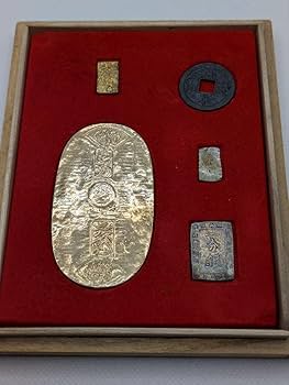 純銀小判（桐箱入） 桐箱入純銀造幣局検定刻印入小判（5枚セット） | 純銀500gバー