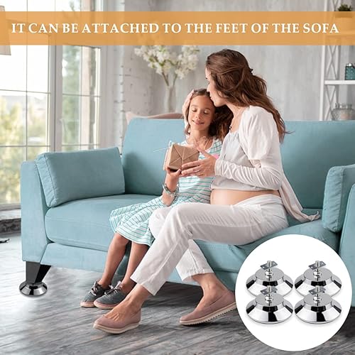 Miniatura 4 de Pies de mesa de billar de 5 pulgadas, 4 niveladores de patas de mesa de billar, pies de nivelación ajustables para muebles, niveladores de patas de