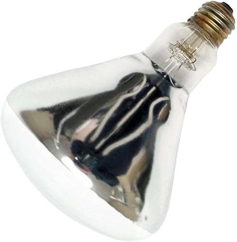 Halco Lighting Technologies BR40CL125/1/CSTF PAR20FL7/930/W/LED 90320 Covershield BR40 125W revestido lámpara de calor E26 HLT bombillas