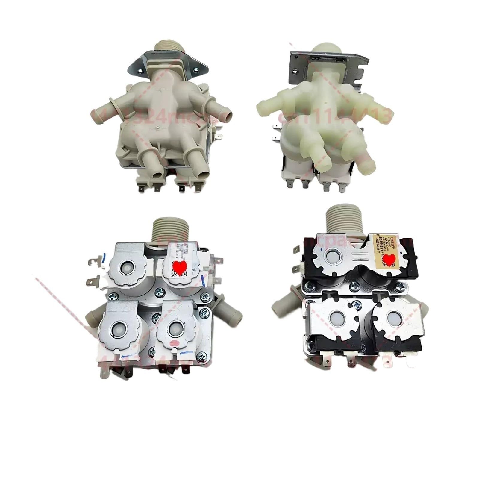 Válvula De Entrada De Agua De 4 Vías DC12V, Compatible Con LG, Lavadora AJU75412402 / 13 5521ER1002M, Válvula Solenoide, Entrada De Lavadora De Agua(AJU75412413)