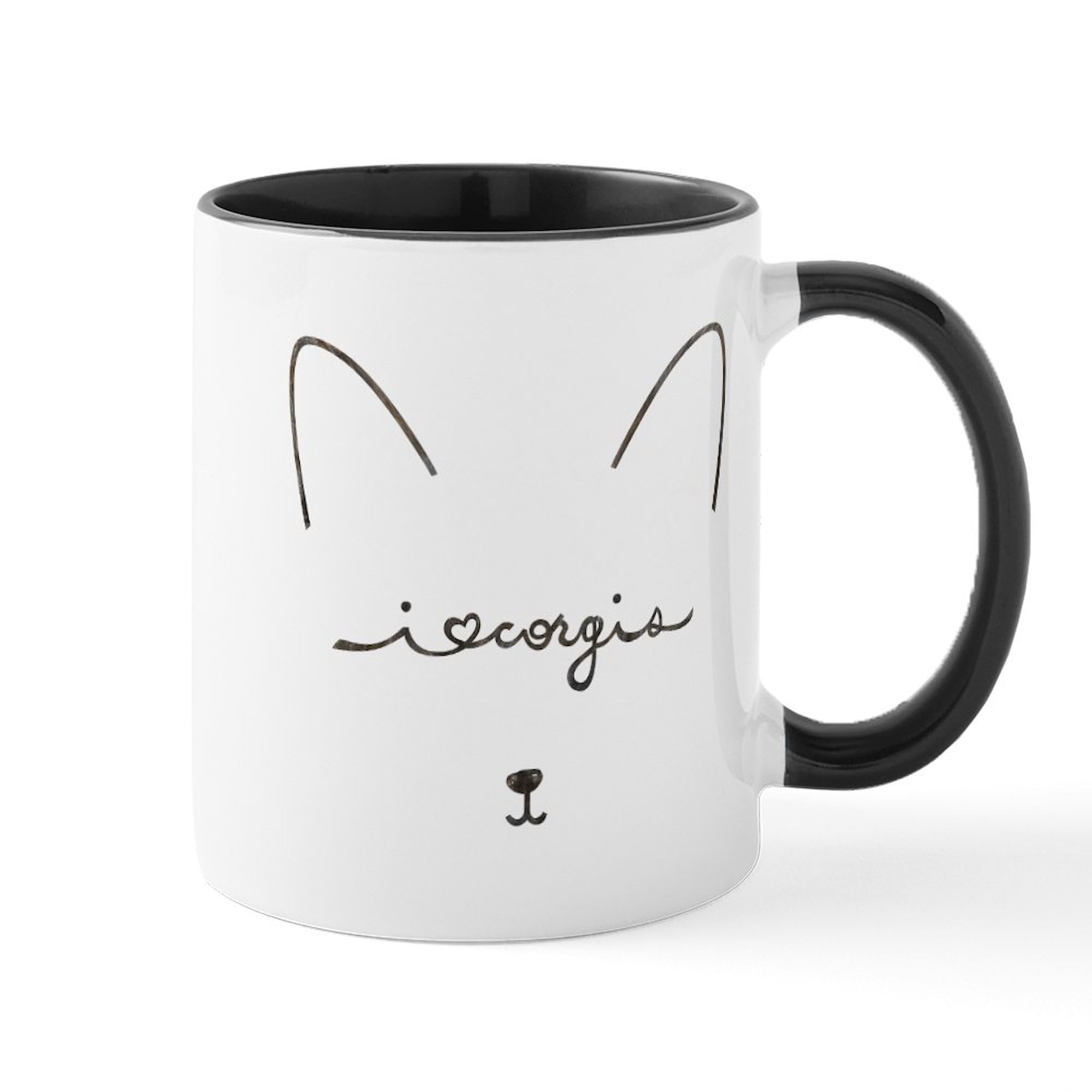 CafePress I Love Corgis Mug 11 oz (325 ml) Ceramic Coffee Mug