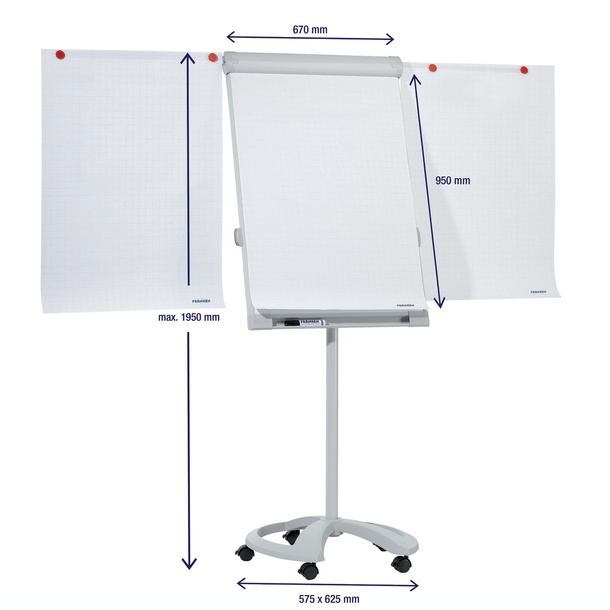 Franken Easel Pro Mobile - Rotafolio