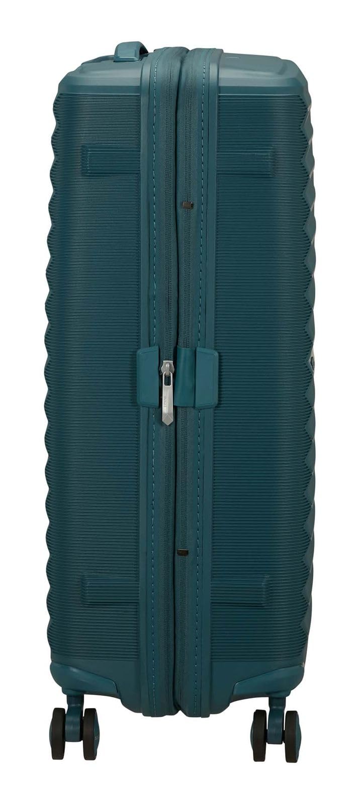 American Tourister carrello Fastforward Spinner 68/25 TSA EXP Trolley Totally Teal petrolio