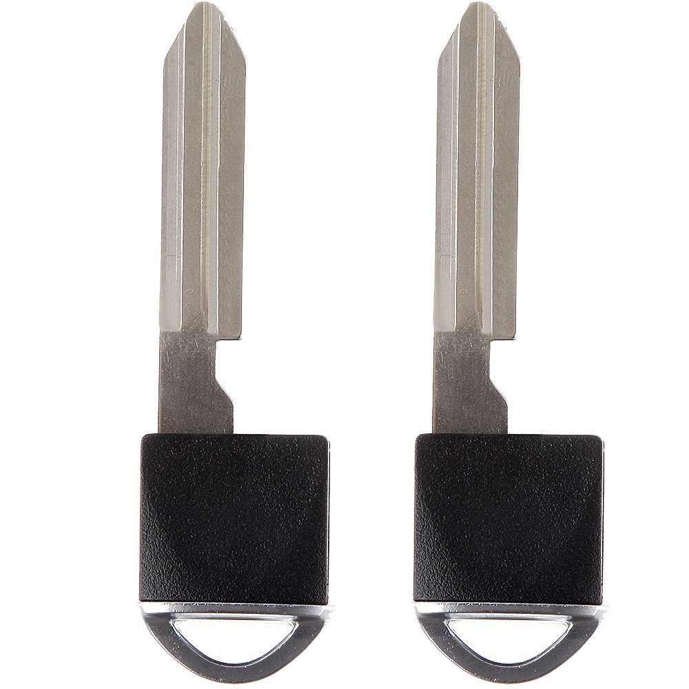 ECCPP CWTWBU618 CWTWBU619 2-Pack Uncut Ignition Key Fob Replacement for Infiniti EX35 FX35 FX50 G35 G37 M35 M45 QX56 for Nissan 370Z Altima Armada Cube Maxima Murano