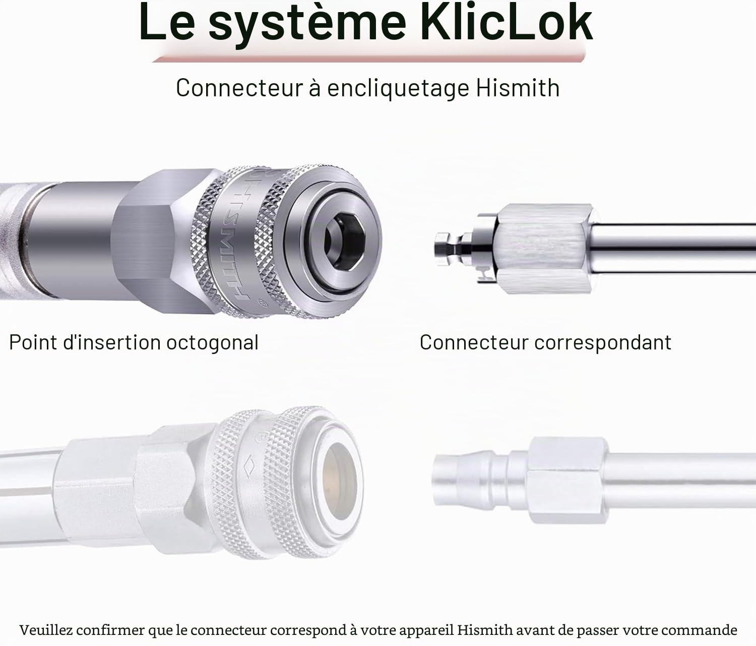 Hismith Gode réaliste pour machine à baiser, gode en silicone de 27,81 cm pour hommes et femmes, longueur insérable de 25,52 cm, gode à double densité avec système KlicLok, plug anal épais, sextoy