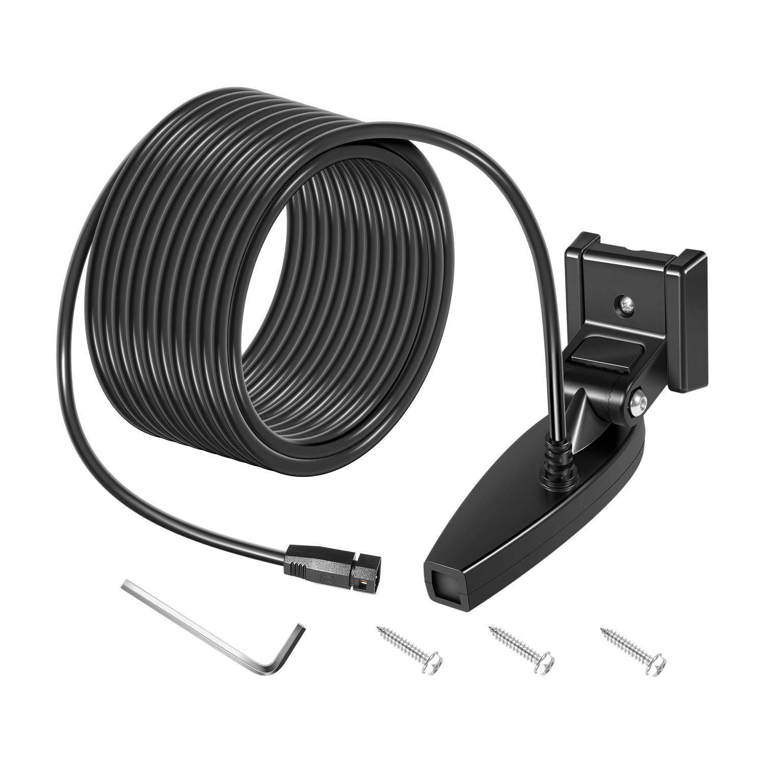 710226-1 XNT 9 DI T pour transducteur de tableau arrière Humminbird Helix avec sonar à double faisceau et imagerie descendante - 200/455 kHz, avec transducteur de montage sur tableau arrière de