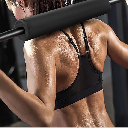 flintronic Langhantel Polster, Extra Dicke Nackenpolster Langhantel- Barbell Pad, Hip Thrust Pad mit Klettverschluss für Hüftstöße, Kniebeugen, Gewichtheben, Bietet Polsterung für Nacken,Dumbbell Neck