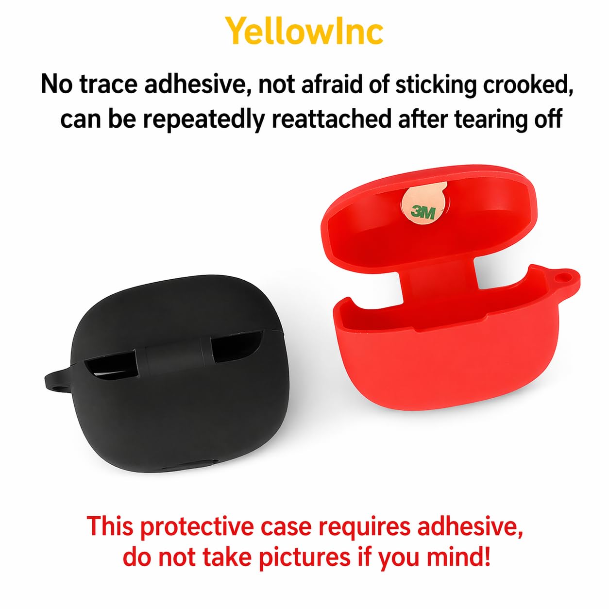 Silicone Case for OnePlus Nord Buds 4 Pro TWS Earbuds, Shockproof Cover with Heavy Duty Carabiner, LED Visible (Black) — Amazon image 6