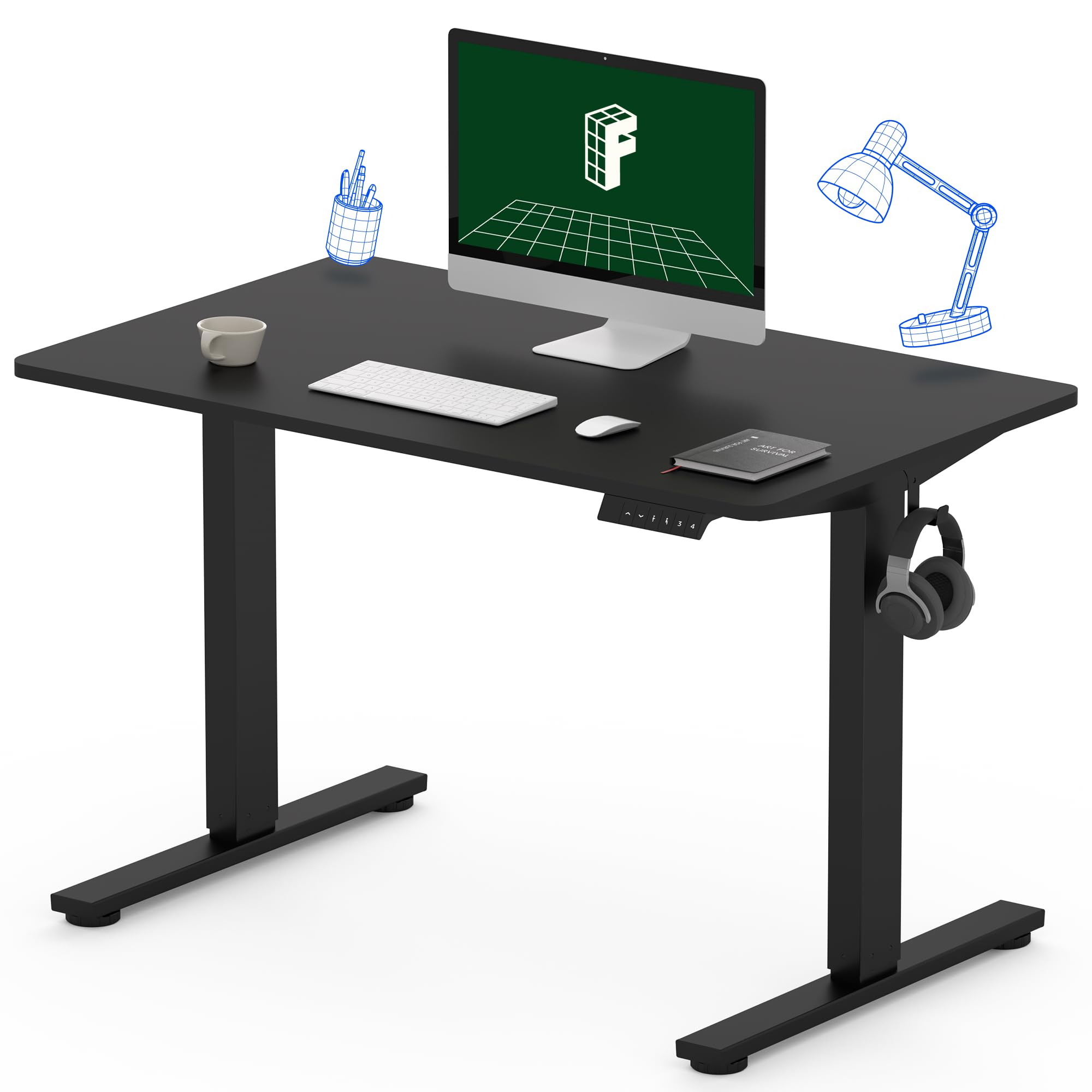 Flexispot 天板 120×60 Amazon.com: FLEXISPOT One-Piece Electric Standing Desk, 40 x